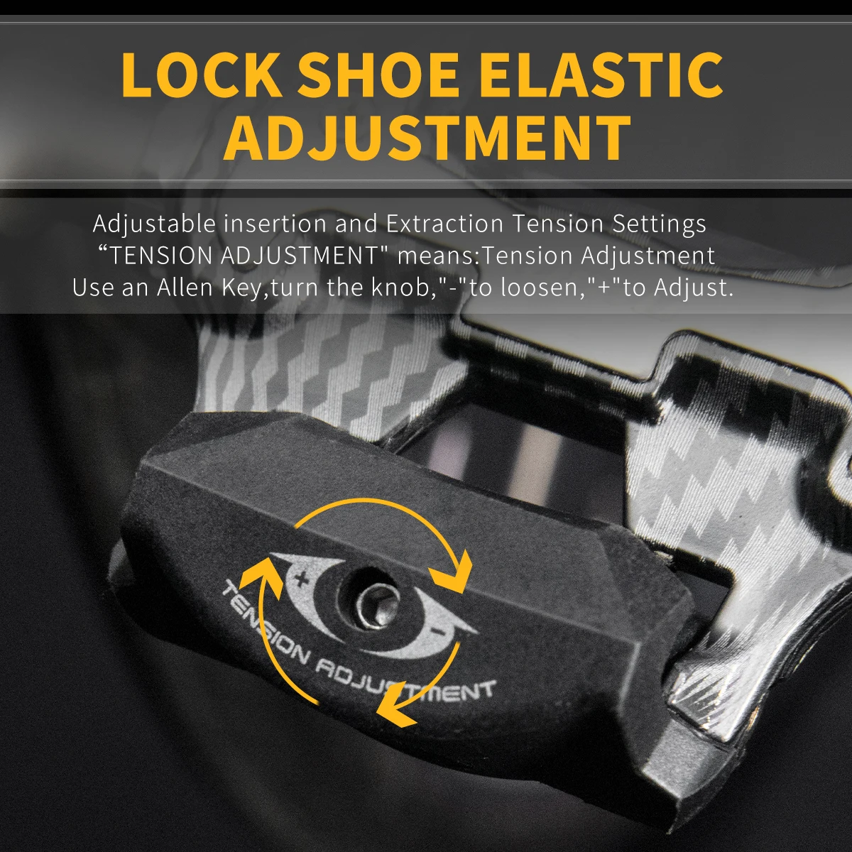 Carbon fibre pattern Clip pedals , for road bike clipless pedals with cleats , for SHIMANO SPD SL / for KEO system road Pedals