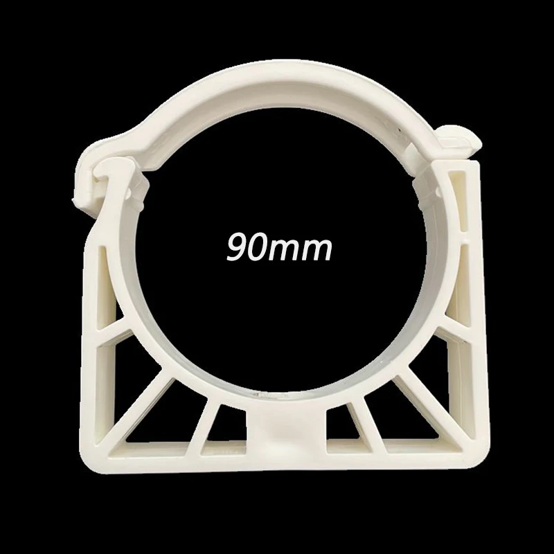 10pcs White Plastic PPR U Clamp Holder for Water Pipe Tube Diameter 16mm 20mm 25mm 32mm 40mm 50mm 63mm 75mm 90mm 110 Pipe Clamp