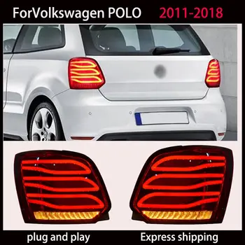 Pro zadní světlo VW POLO 2011-2018 LED streamer volant zadní zadní světlo DRL upravené autopříslušenství Mercedes-Benz 10 nejlepší prodej LED zadní světla pro VW Touareg - №7