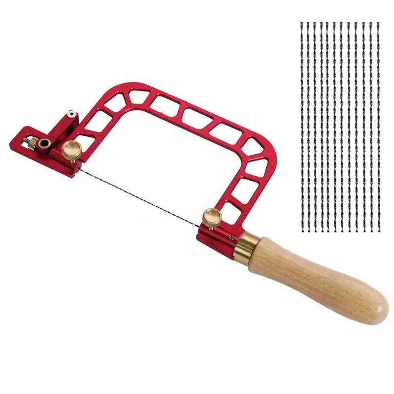 

Steel Frame Coping Saw Precision Engraving Saw Hand Wire Saw Cutting Saws Efficient Hand Tool Self-Cleaning With Handle