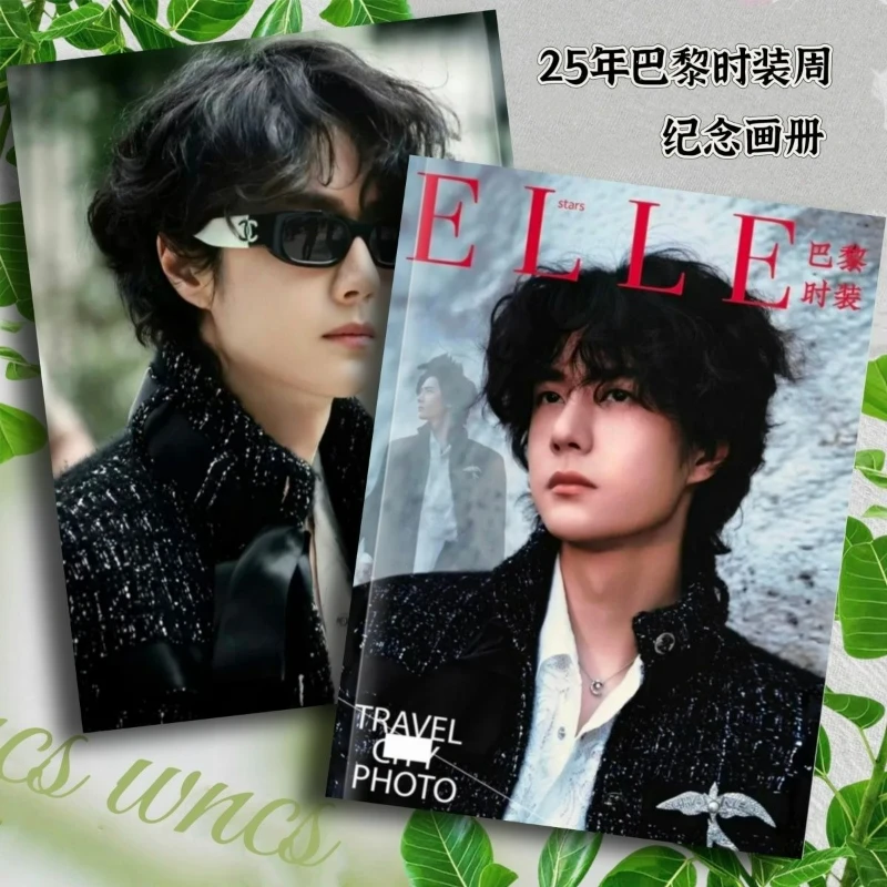 Album pamiątkowy z okazji tygodnia mody w Paryżu 2025 Wang Yibo Album fanowskich grafik Wang Yibo i album fotograficzny Prezent urodzinowy