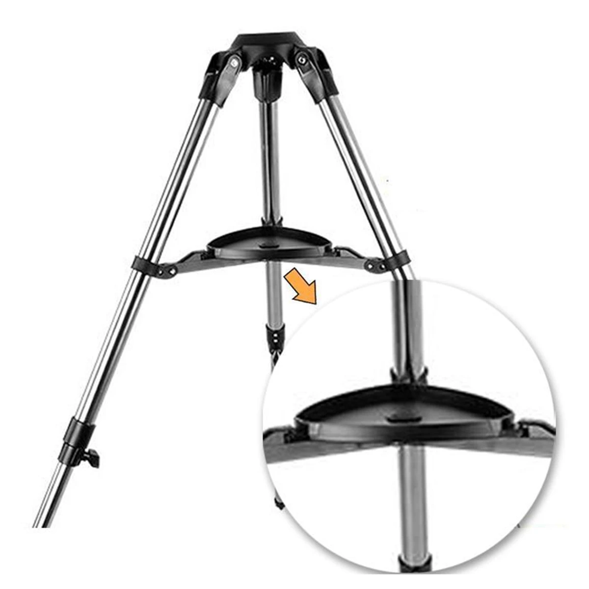 Tripod Accessory Tray for AstroMaster Series Dedicated Astronomical Telescope Triple-cornered Tray image 5