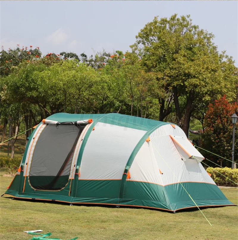 

Ultralight Large Camping Tent, Windproof Shelter, Pop Up Automatic, Quick Open Throw, Fast, 5-8 Persons, 440x270x195cm