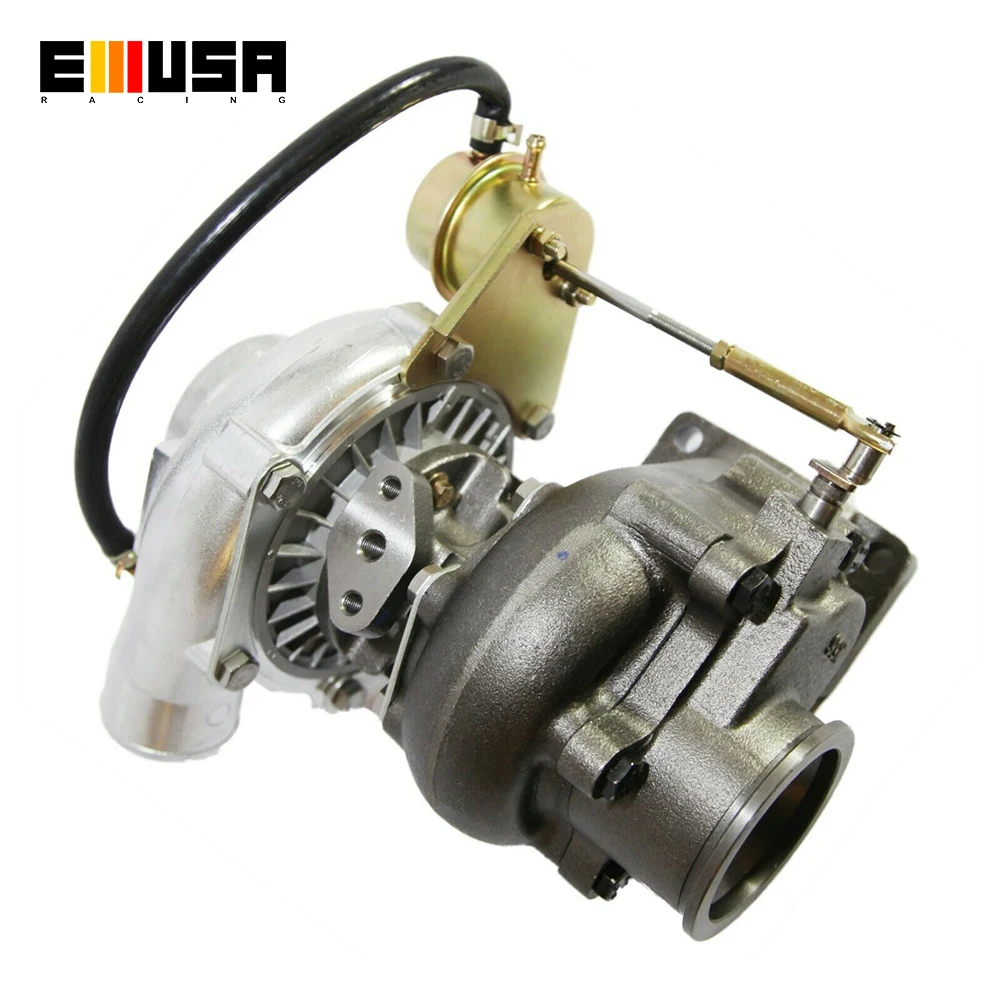 Emusa WT3T4 T3 T4 TO4E V BAND Turbine A/R 0.63 Comp A/R 0.60 Oil Cool Turbocharger