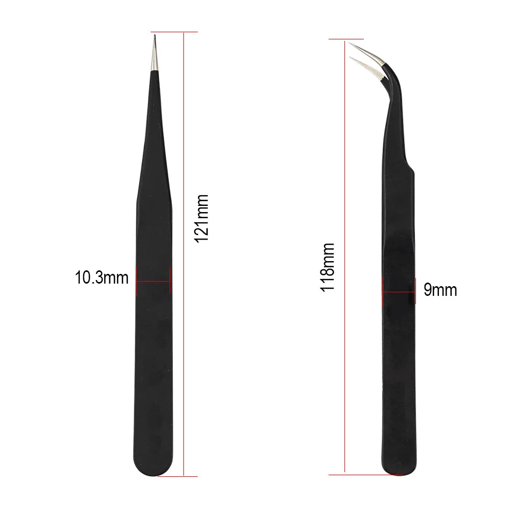 Nozzle Cleaning Tools Set Including Bendable Drill Bits and Tweezers, Fit V6 J-head Extruder Hotend Unclog Maintenance