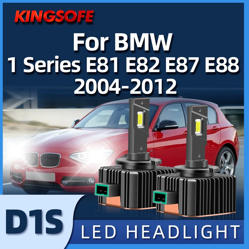 

KINGSOFE D1S Car Headlights LED Bulb Xenon 1:1 For BMW 1 Series E81 E82 E87 E88 2004 2005 2006 2007 2008 2009 2010 2011 2012