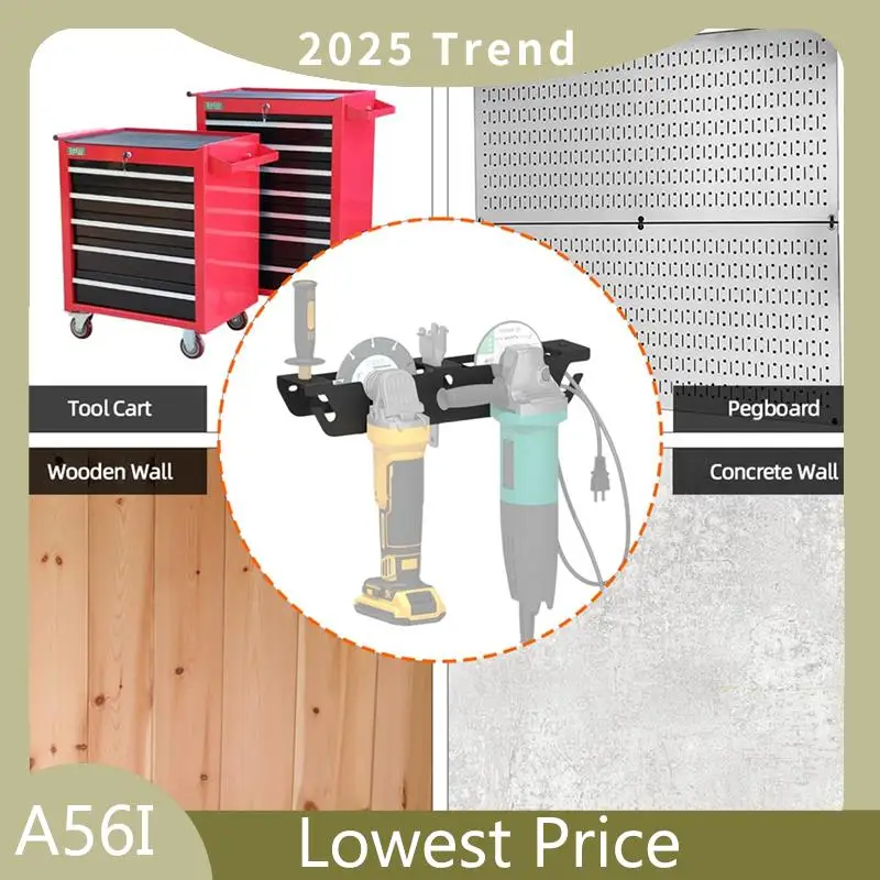

ABDD Angle Grinder Bracket Metal Angle Grinder Rack Hook Wall Bracket Suitable For Angle Grinder Polisher