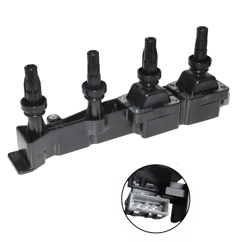 Ignition Coil For PEUGEOT 1007 206 207 307 308 1.6 PARTNER For Citroen C2 C3 C4 XSARA BERLINGO 597080 597099 9636337880 2526182