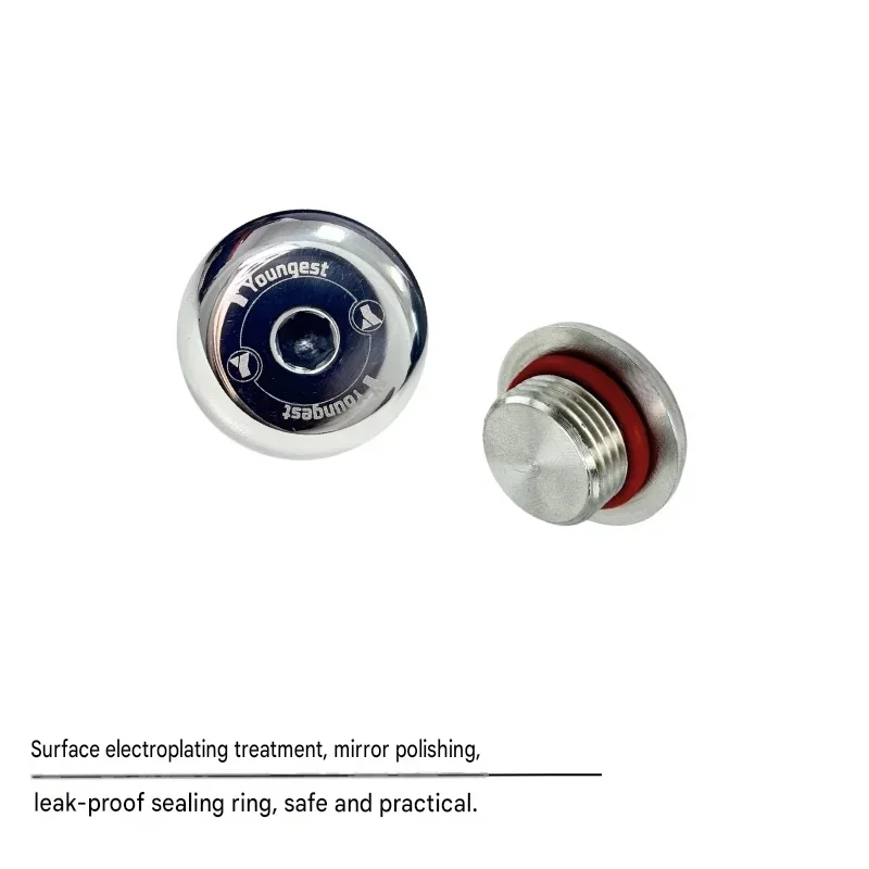 For Haojue TR300/XCR300/DR300 modification accessories, oil cap made of stainless steel, anti-pickpocket and anti-theft function