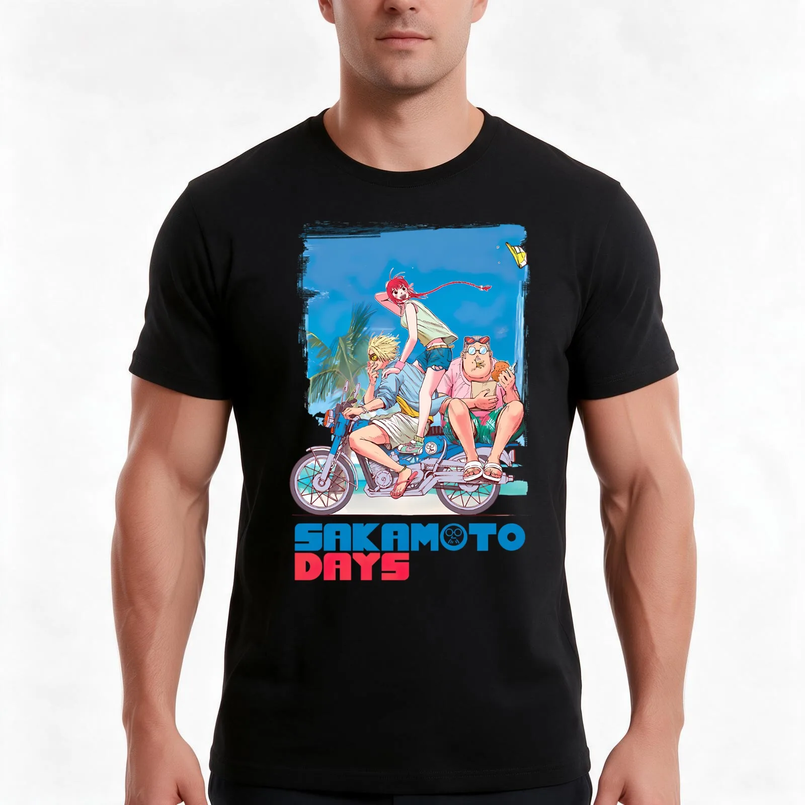 sakamoto convenience store - sakamoto taro sakamoto T-Shirt, Summer Casual Cotton Tee, Oversized Streetwear Tops, 100% Cotton