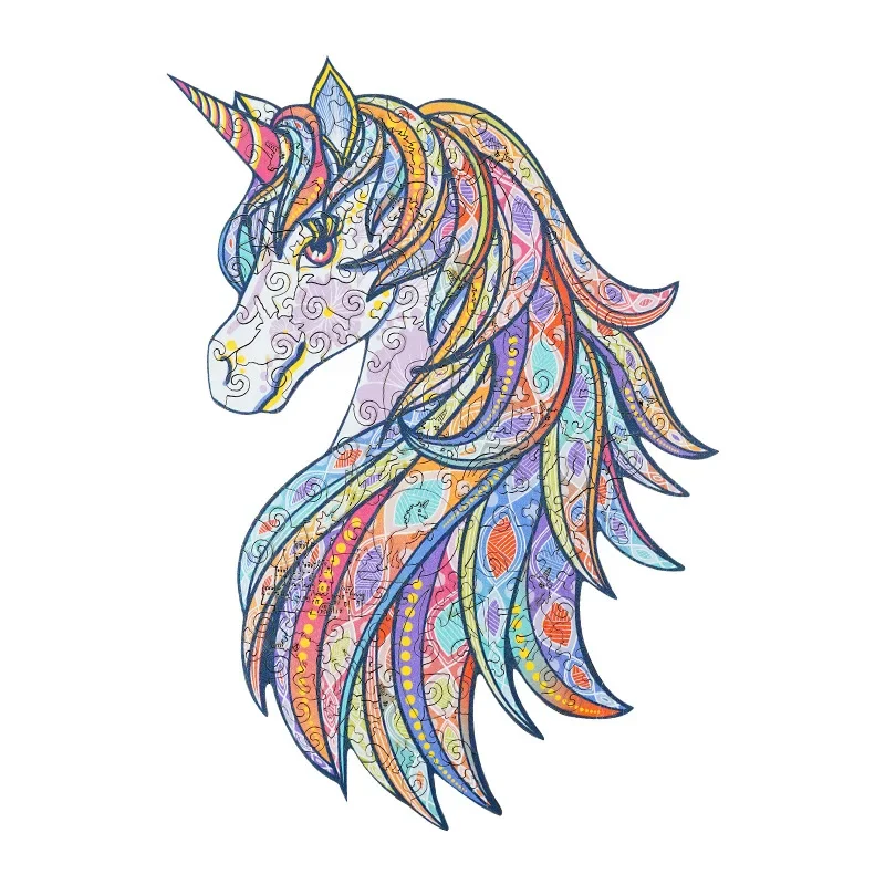 Dream Unicorn Alien Irregular Puzzle Hell High Difficulty Animal Avatar Gift