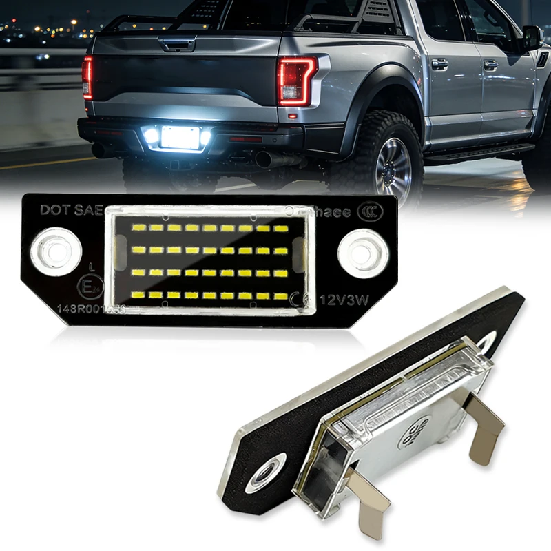 2x LED-Kennzeichenbeleuchtung passend für 2004–12 Ford Focus MK II 2003–10 C-Max DM2
