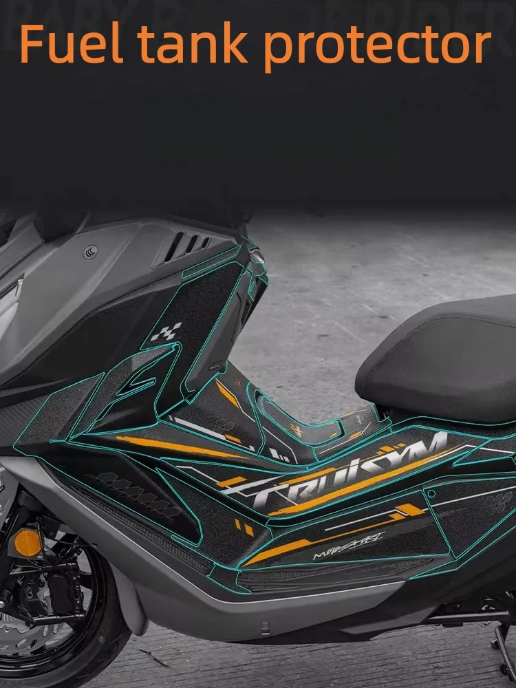 Anti-Wear Fuel Tank Protective Sticker Anti-Scratch Body Armor Film Modified Accessories For SYM CRUISYM 300 125