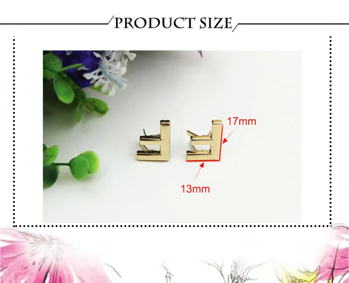 5 Stücke DIY Englisch 26 Buchstaben Metallnieten Klaue Nieten Für Taschen Kleidung Hüte Leder Dekor Alphabete Klaue Niet Handgemachte Handwerk – Detail 8