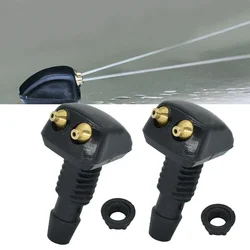 2pcs Car Windshield Wiper Washer Spray Nozzle Wiper Water Spray Jet Adjustable Nozzle Auto Accessories