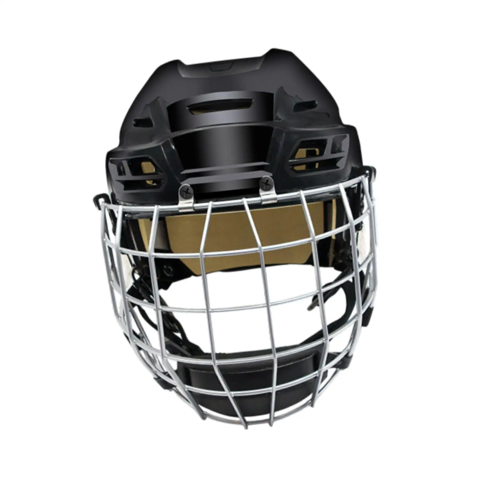 

Hockey Helmet Hockey Headgear Professional Match Adjustable Ice Skate Helmet