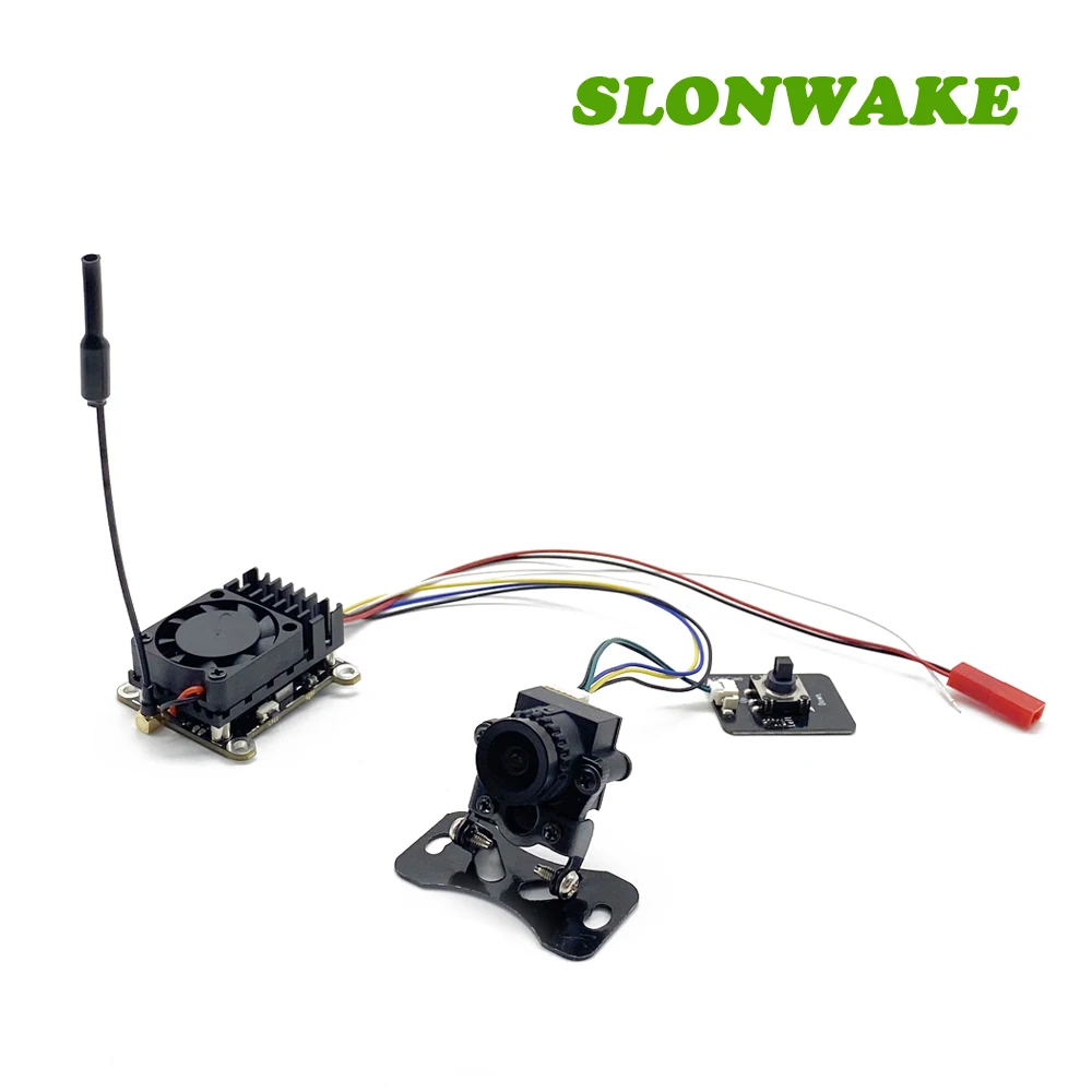 5.8G 48CH 2000MW FPV Wireless Transmitter VTX adjustable Range Over 20Km and 1200TVl fpv camera use for FPV Camera Kit for plane view 5
