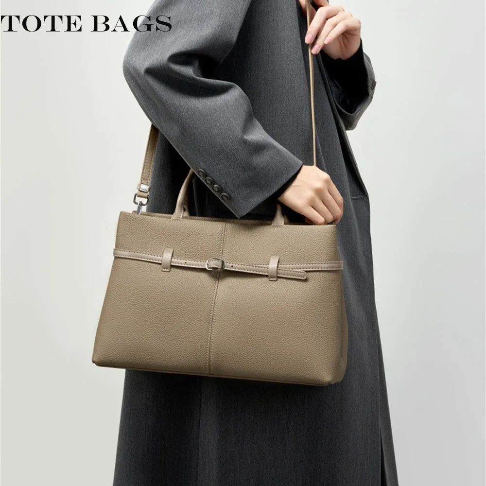 

Luxury Genuine Leather Woman Bag Shoulder Bag Handbags Ladies Crossbody Bags Luxury Designer Minimalism Bag Cattle Leather