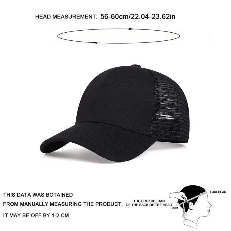 Unisex 8 Lines On The Brim Of The Hat Baseball Net Caps Spring and Summer Outdoor Adjustable Casual Hats Sunscreen Hat