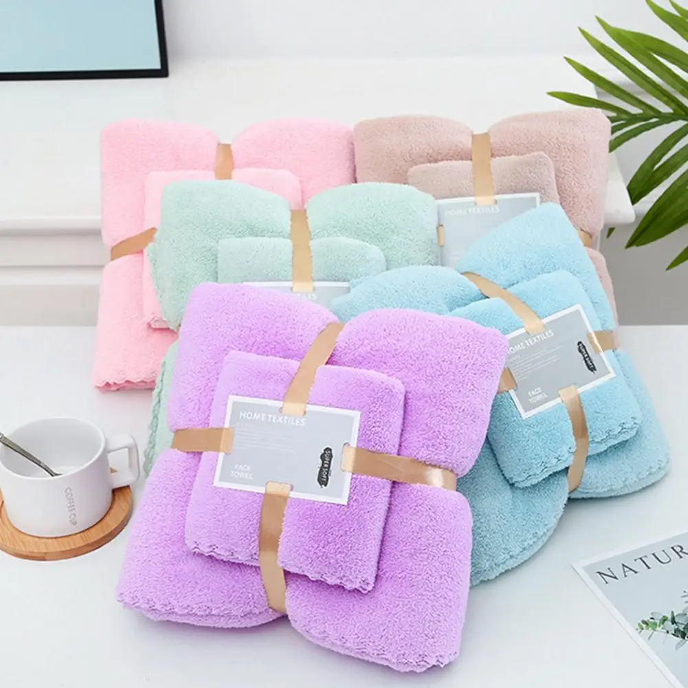 Shower Towel Luxuriously Soft Bath Towel Set for Gentle Skin Absorbent Quick Drying Versatile Bathroom Towels for Everyday Use