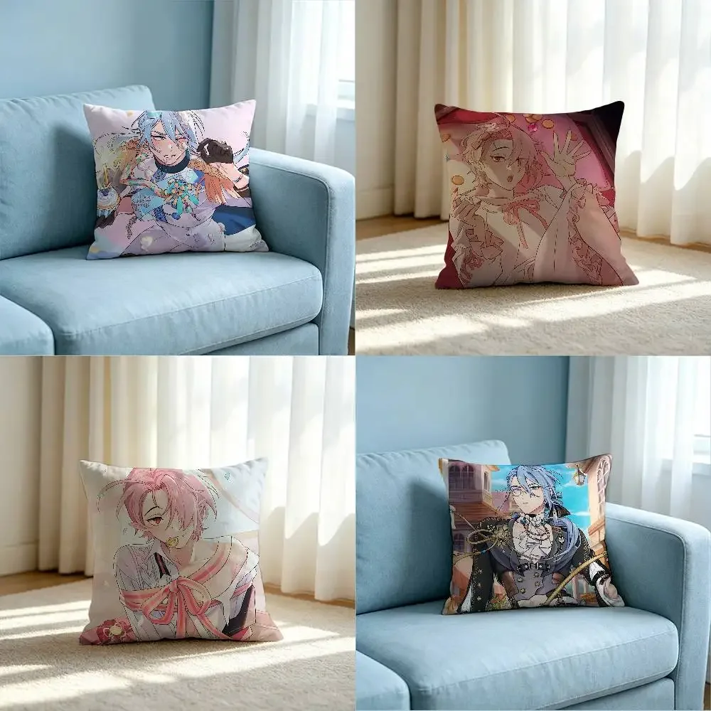 Nu Carnival Customizable Square Pillowcases, Stylish And Soft, Perfect For Beds, Cars, And Sofas.