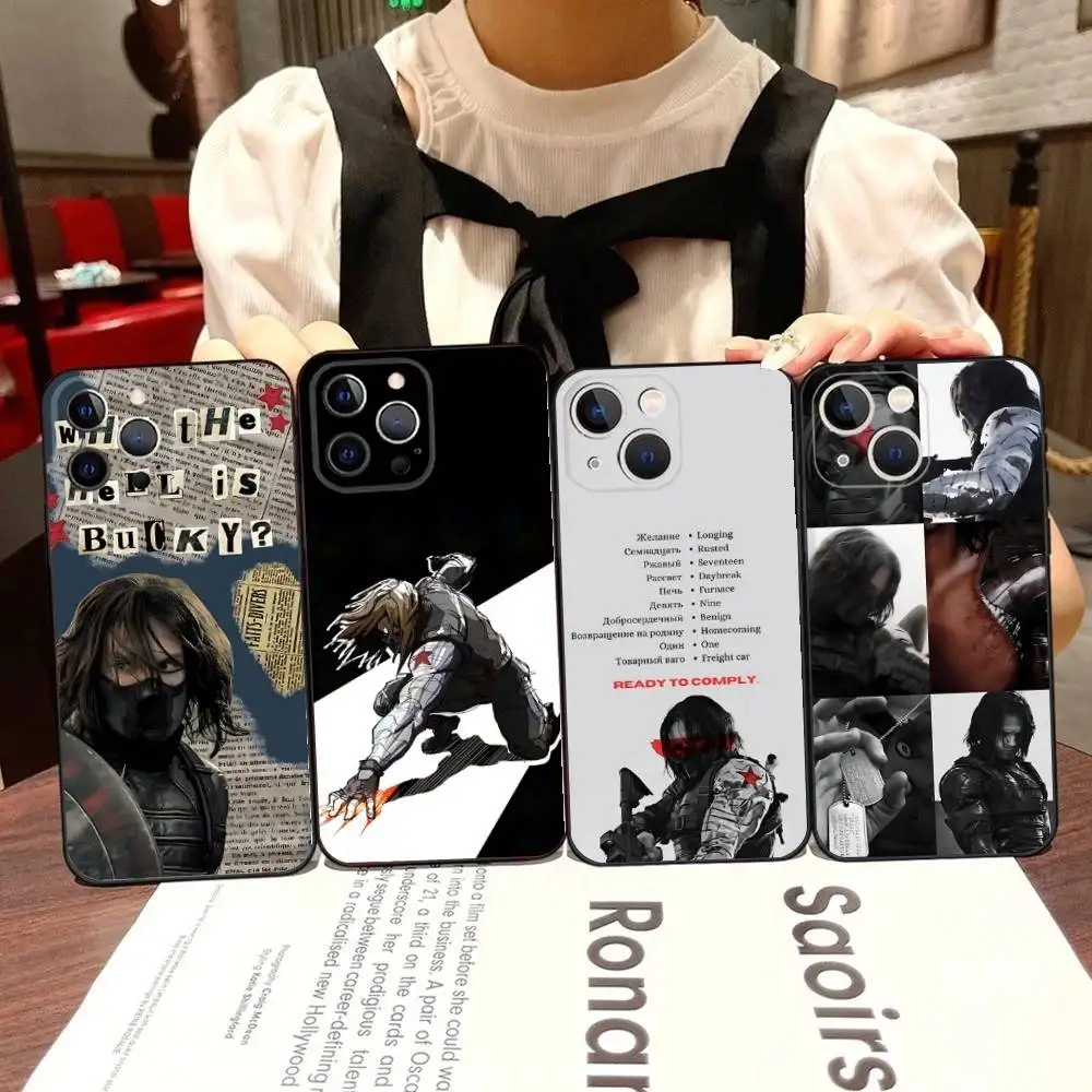 

Sebastian B-Bucky B-Barnes Phone Case For iPhone 16,15,14,13,12,11,Pro,X,XS,Max,XR,Plus,Mini Black Soft Silicone Case