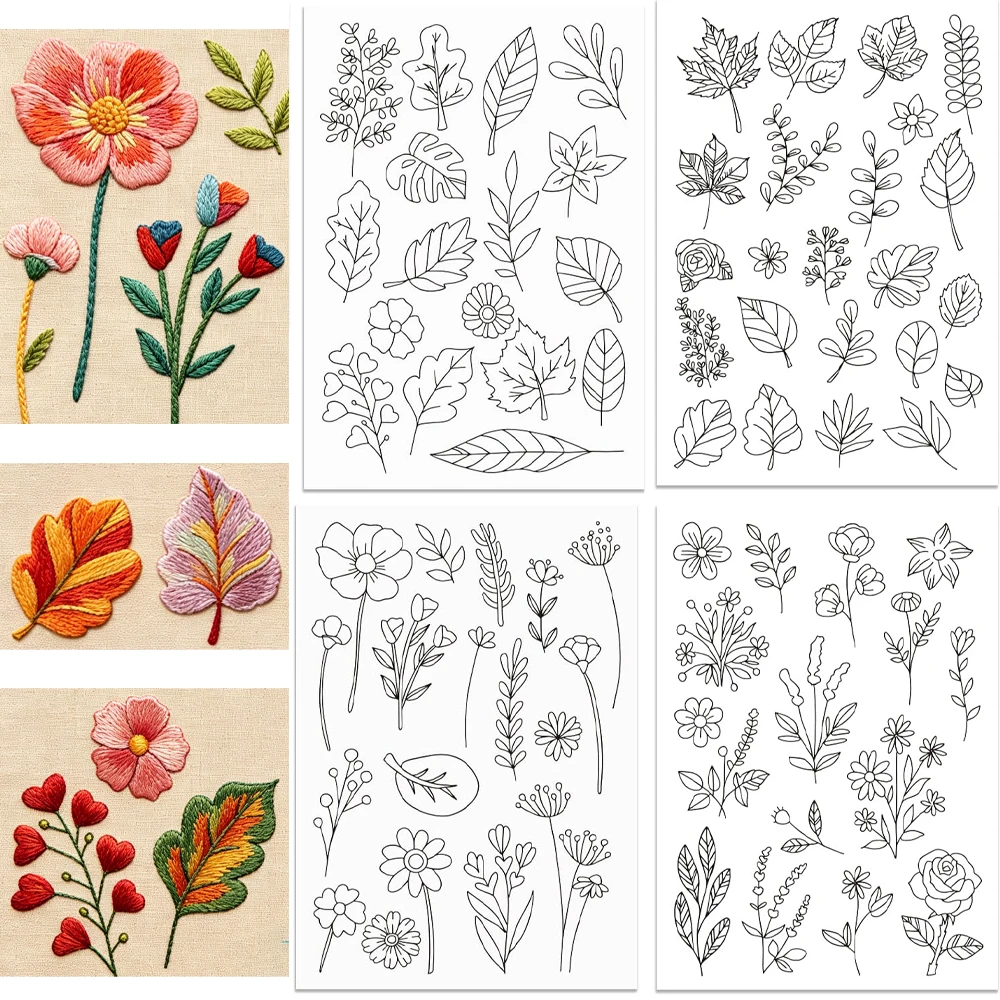Embroidery Stabilizer Backing - Kertas Transfer Sulaman Larut Air Motif