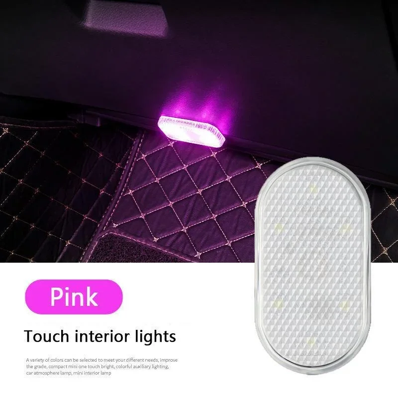 Kabellose LED-Leuchten für Autoinnenraum, Auto-LED-Innenbeleuchtung, USB-Aufladbare Automotive Neon-Akzentbeleuchtung – Detail 12