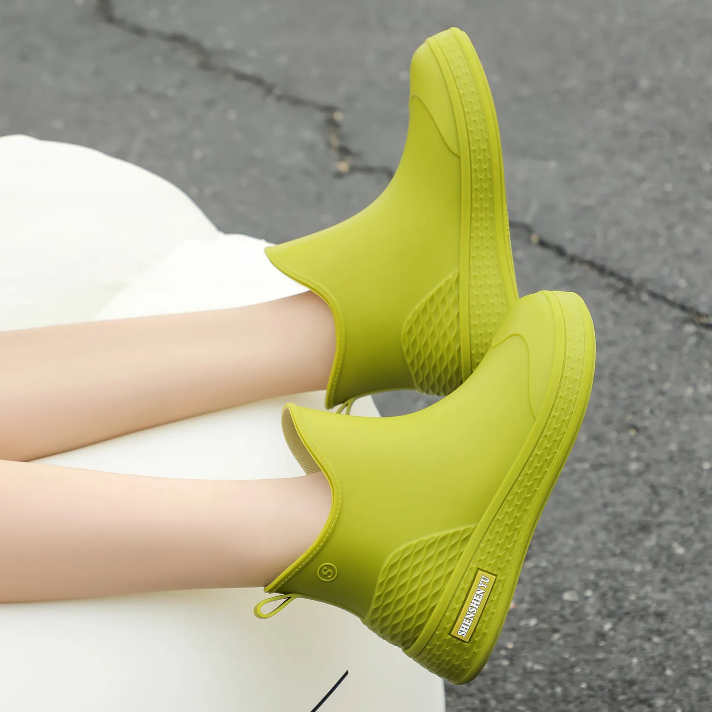 Short Rain Boots Fo…