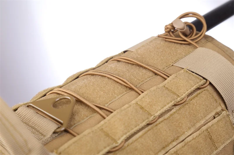 Taktische Militärweste für Haustiere, Outdoor-Trainingsweste, Hundegeschirr und Leine, Set mit Halsband für mittelgroße und große Hunde, Deutscher Schäferhund – Detail 11