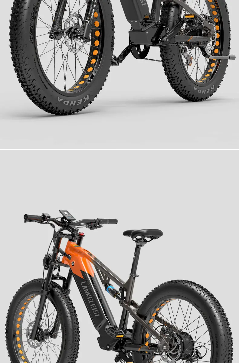 LANKELEISI RV800 Erwachsenen-Elektrofahrrad 750W Motor 48V20Ah Akku 52KM/H Höchstgeschwindigkeit 150km Reichweite 26 Zoll Reifen Leistungsstarkes E-Bike für Pendeln und Touren – Detail 22