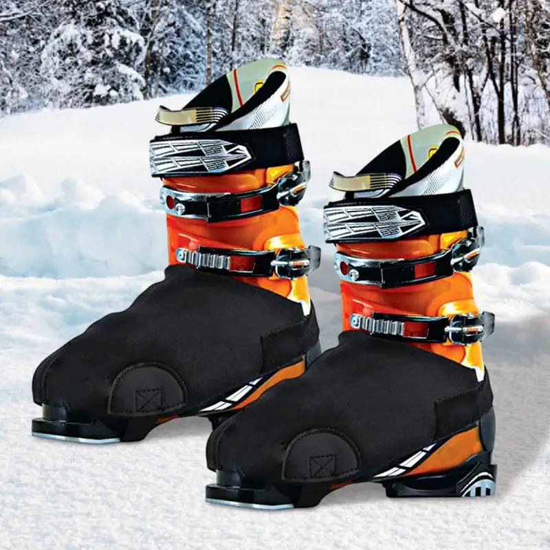 

Winter Ski Boot Covers For Warmth Thickened Boot Covers For Snowy Days Boots Protection For Skiers Insulated Ski Accessories