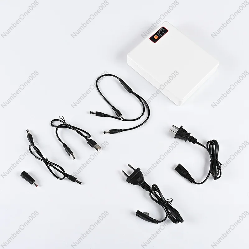 12V9V5V mini UPS catu daya tak terputus untuk router, memantau masa pakai baterai MINI UPS catu daya