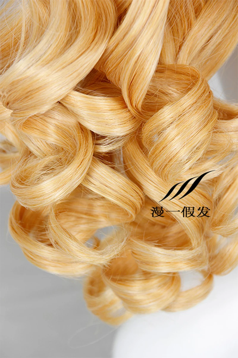 Elizabeth Ethel Cordelia Midford Anime Black Butler Cosplay Heat Resistant Synthetic Hair Wig halloween Party+ Free Wig Cap
