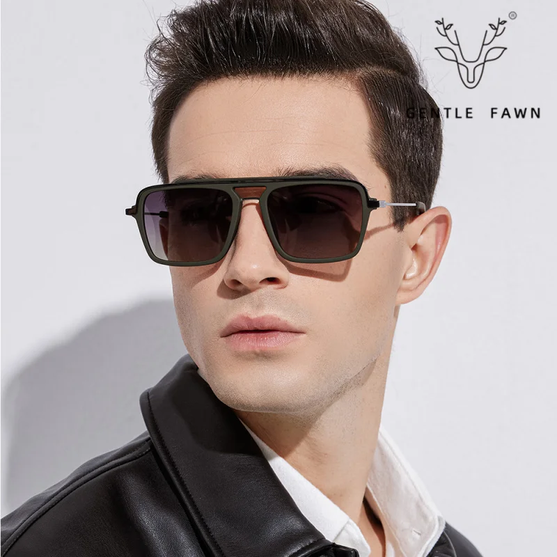 Men's SunglassesPS2108 New Men's Polarized Sunglasses Korean Style Fashion Sun-Proof Sunglasses Trendy Box Driving Sunglasses