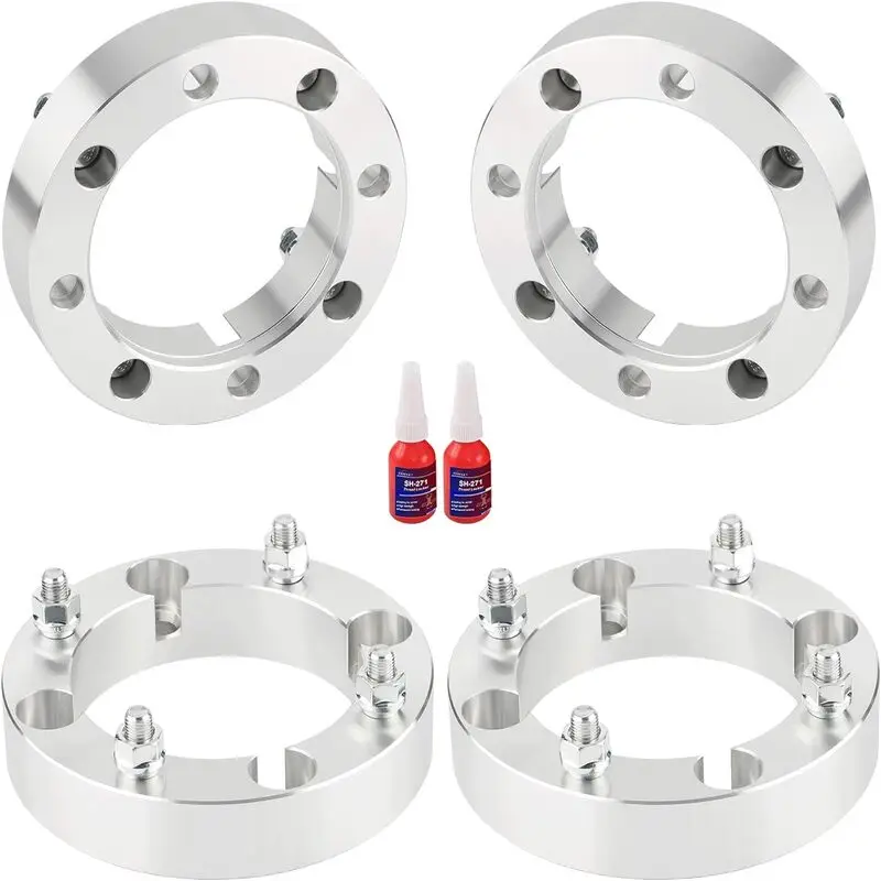 

1.5'' 4x156 ATV Wheel Spacers for Polaris Ranger,Polaris RZR,Polaris RZR XP 1000, M12x1.5 Studs & 131mm Center Bore