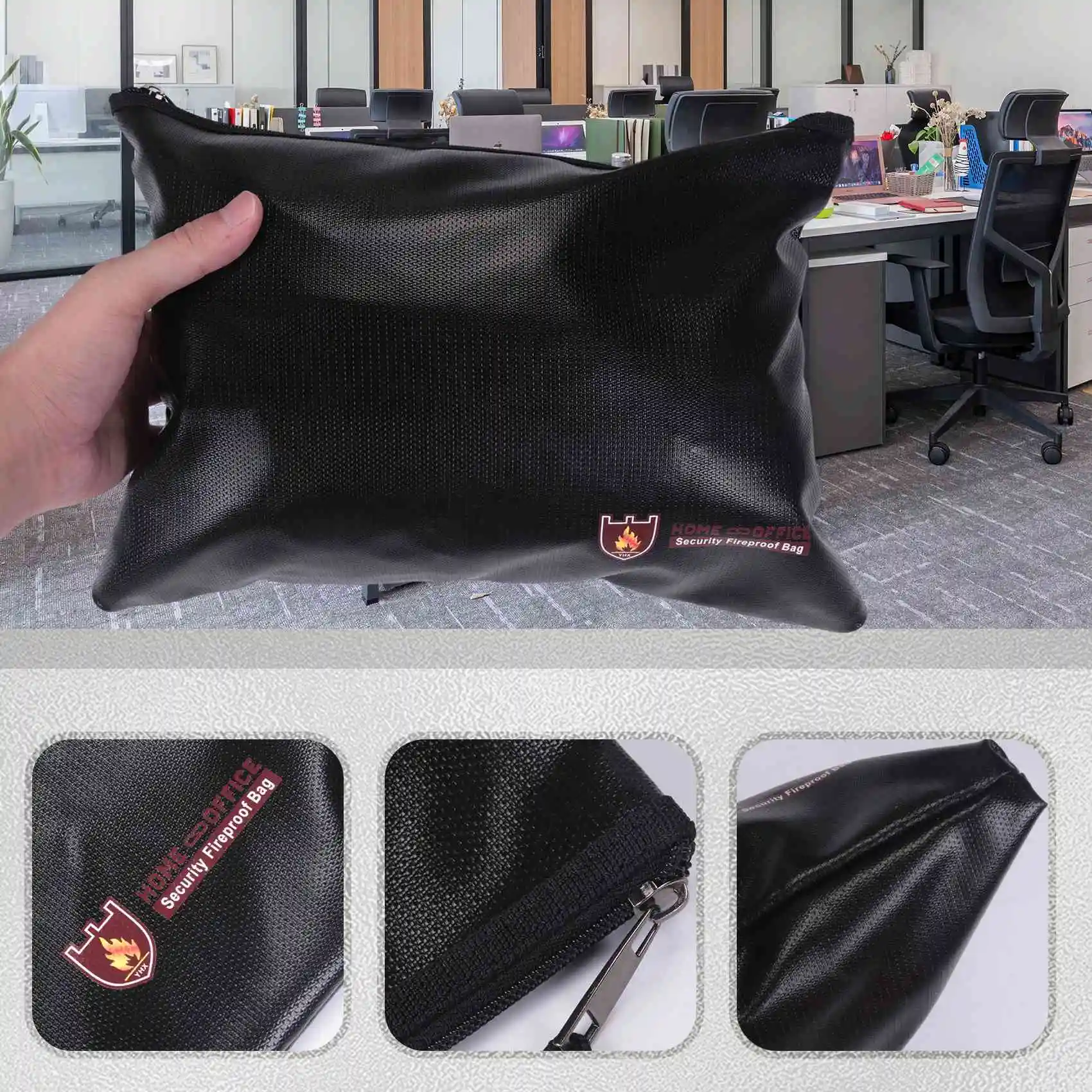 Feuerfeste Dokumenten tasche, wasserdichte und feuerfeste Dokumenten taschen, feuerfeste Geld tasche für a4 Dokumenten halter