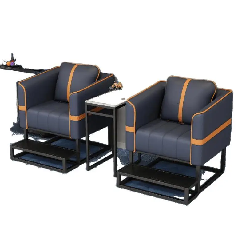 

Simple and light luxury billiard hall sofa, sitting area ball viewing sofa, ball viewing chair coffee table group