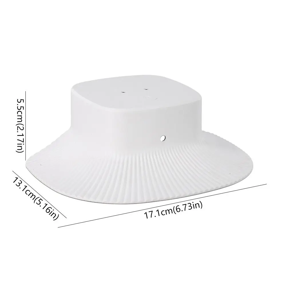 White Security Camera Cover Wall Mounted Weather Resistant Weatherproof Cover Dustproof UV-proof Protective Cover