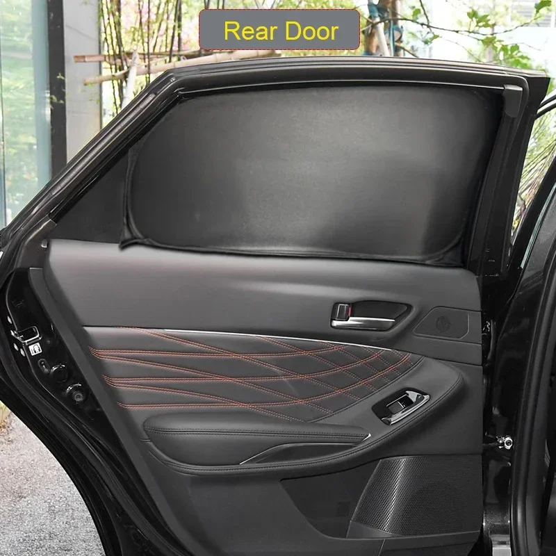 Car Black Window Privacy Sunshade Auto Anti-UV Heat Insulation Protect Cover Interior Accessory For Toyora AVALON 2018-Present