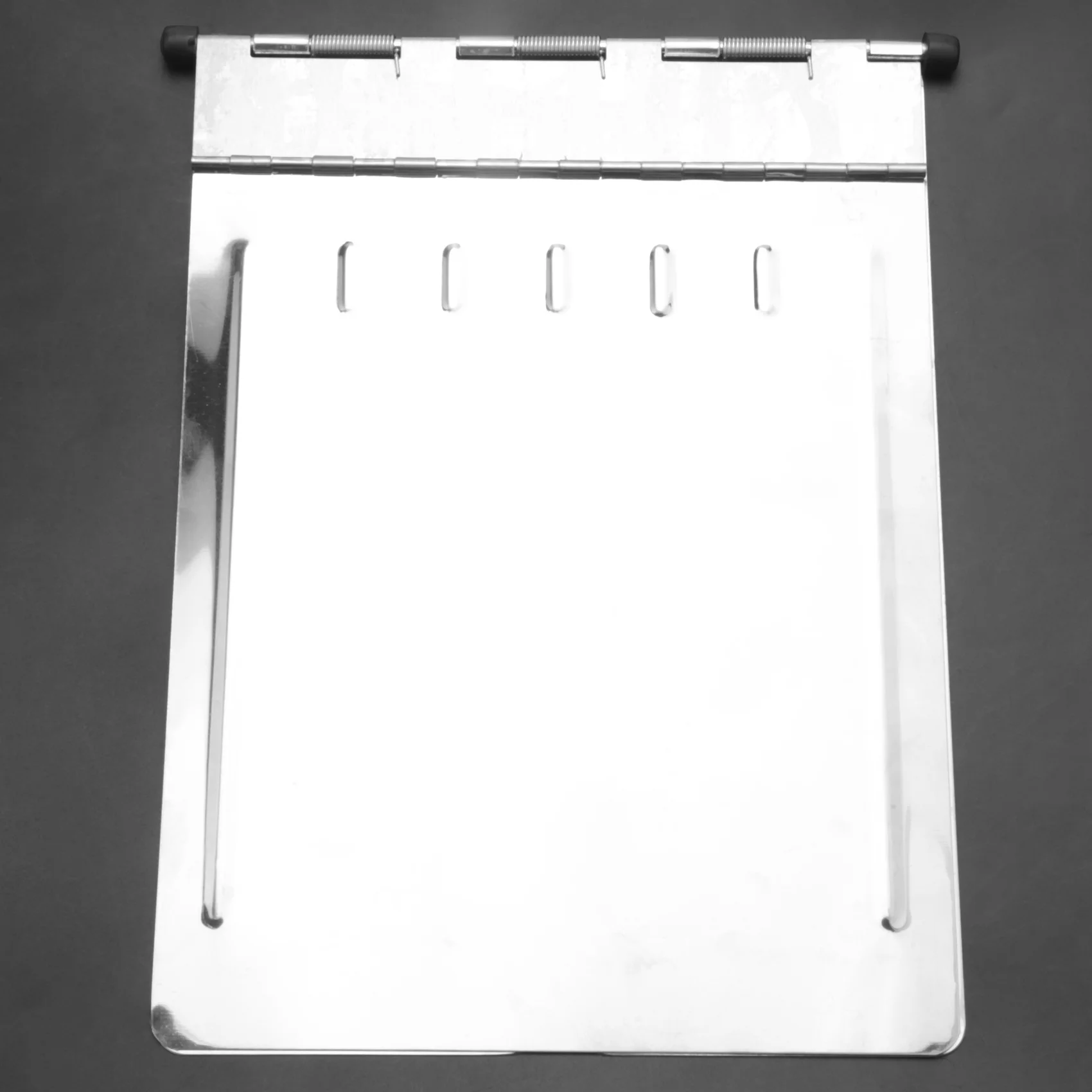 Metal Clipboard A4 Stainless Steel Patient Record Folders Clip Board Folder for Office School Teach Doctor Nurse