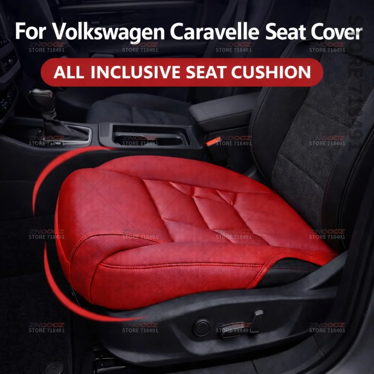 

For Volkswagen Caravelle Car Seat Leg Support Extension Seat Cover Memory Foam Extender Cushion Interior Accessories