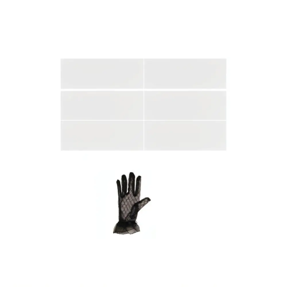Vintage Floral Lace Gloves For Women Wedding Bridal Accessory Sheer Mesh Fingerless Mittens For Costume Fashion