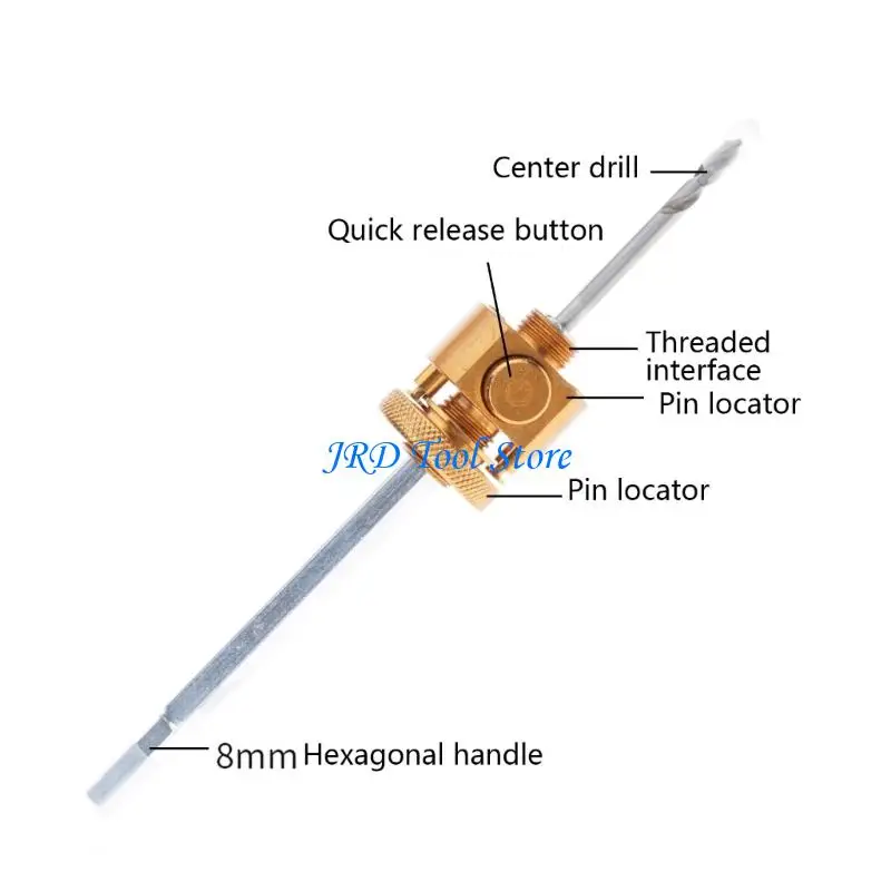 

A2UD Home Improvement Metal Hole Drill Bit Hexagonal Shank Drill Dust Cover Bimetallic Construction Dust Cover Power Tool