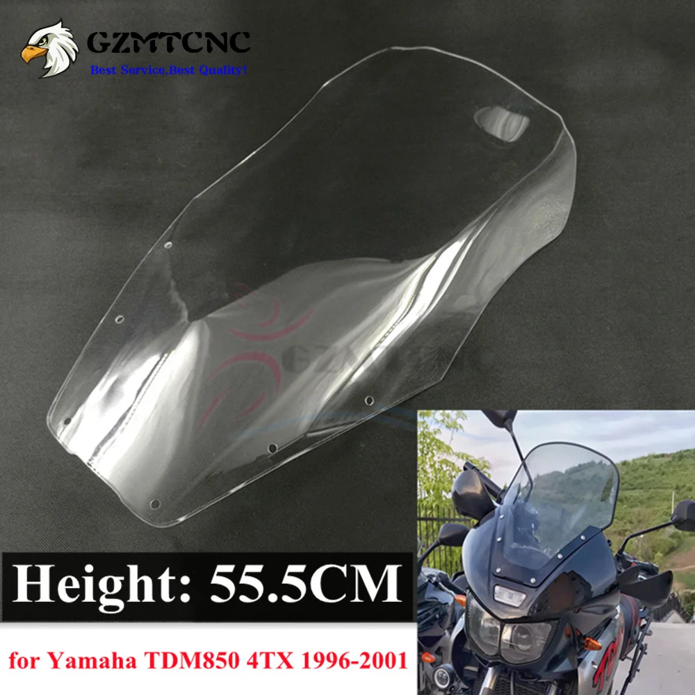 For Yamaha TDM 850 4TX 1996-2001 Windshield Touring Windscreen Screen 96-01 TDM850 21.9