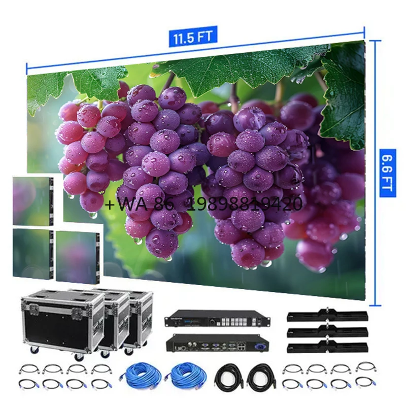 

Настраиваемая заводская прямая цена за полный набор внутренних светодиодных экранов P2.604 Полноцветный дисплей для мероприятий в помещении Sc