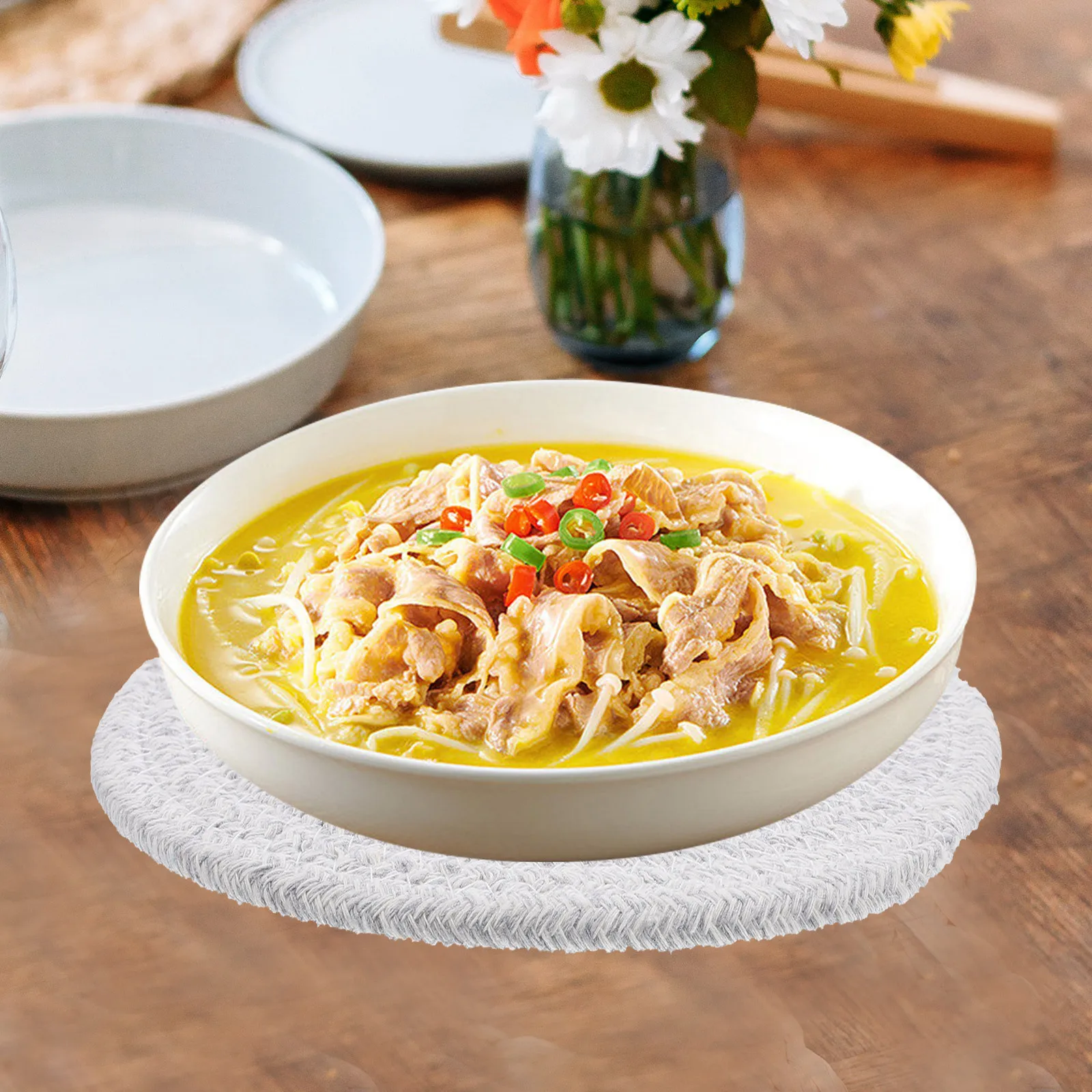 Рисунок 3 - хлопковые круглые салфетки ручной работы