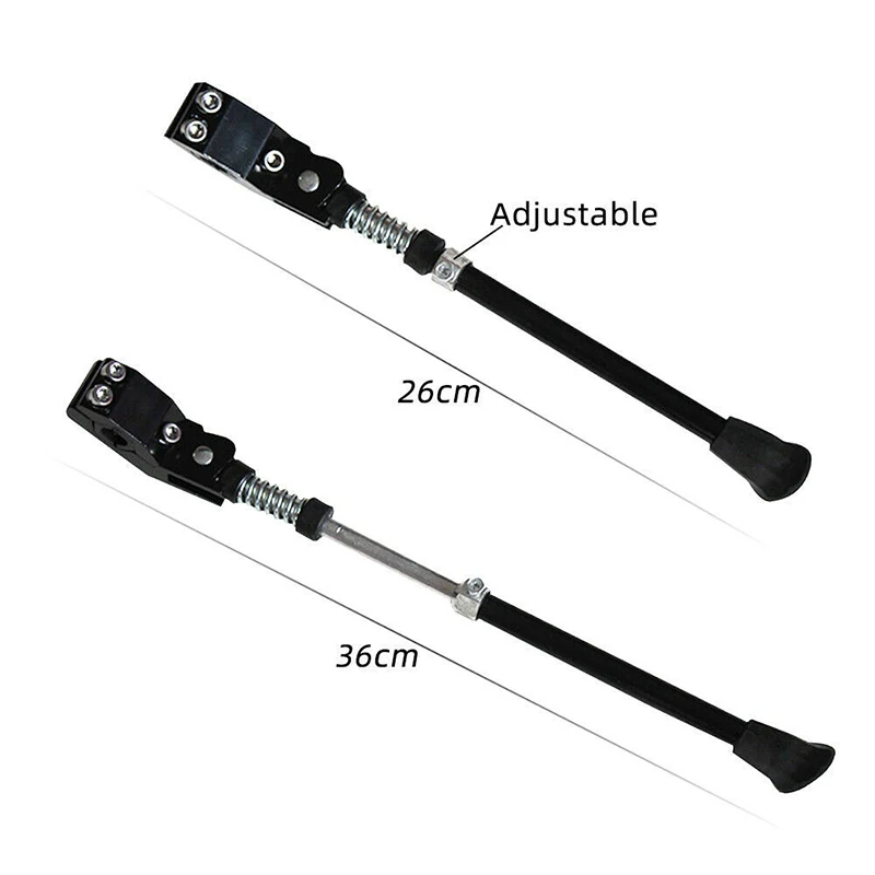 New Mountain bike road bike retractable adjustable aluminum alloy foot support support frame side support bracket view 5