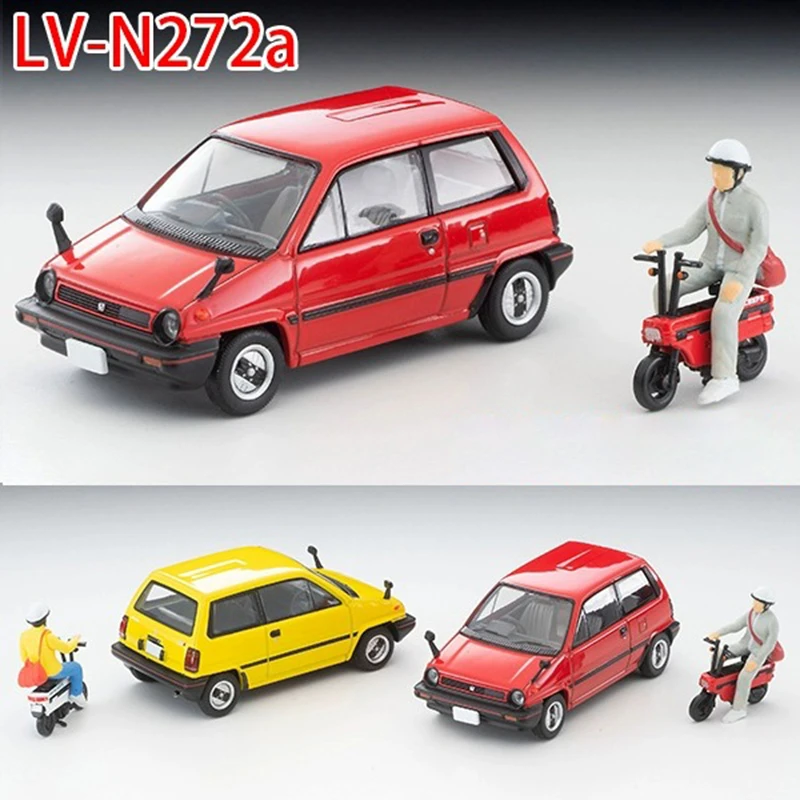 TOMYTEC TLV 1/64 N272b 272a City R مع نموذج سيارة معدني للدراجات النارية مجموعة كلاسيكية للكبار لعبة عرض ثابت للأولاد #1