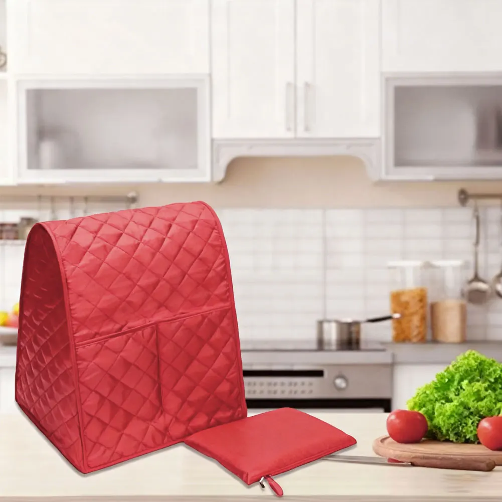 

Countertop Protection Stand Mixer Cover Quilted Organizer Bag Organizer Pocket For Attachments Moisture And Vapor Protection